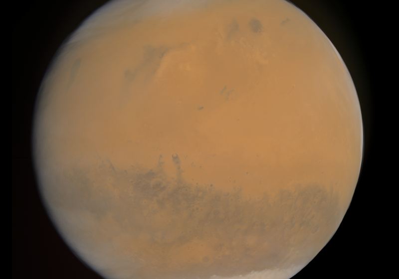Photo of Mars and Jupiter